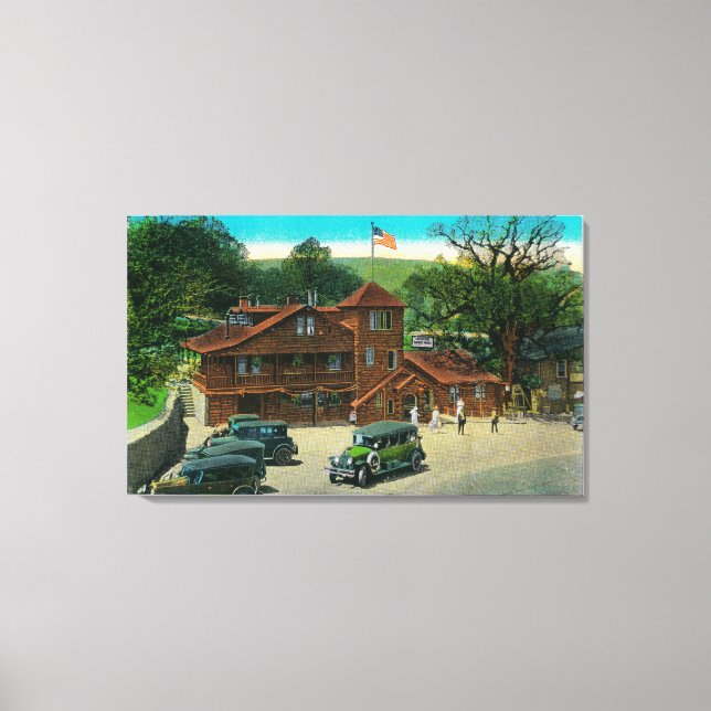 Impressão Em Tela Hotel Sandburg na Ridge Route (Frente)