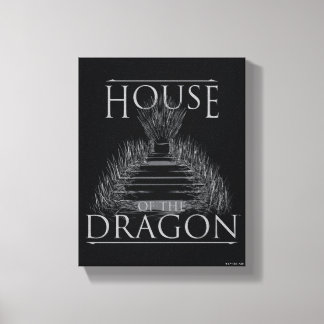 Impressão Em Tela HOUSE OF THE DRAGON | Iron Throne Graphic
