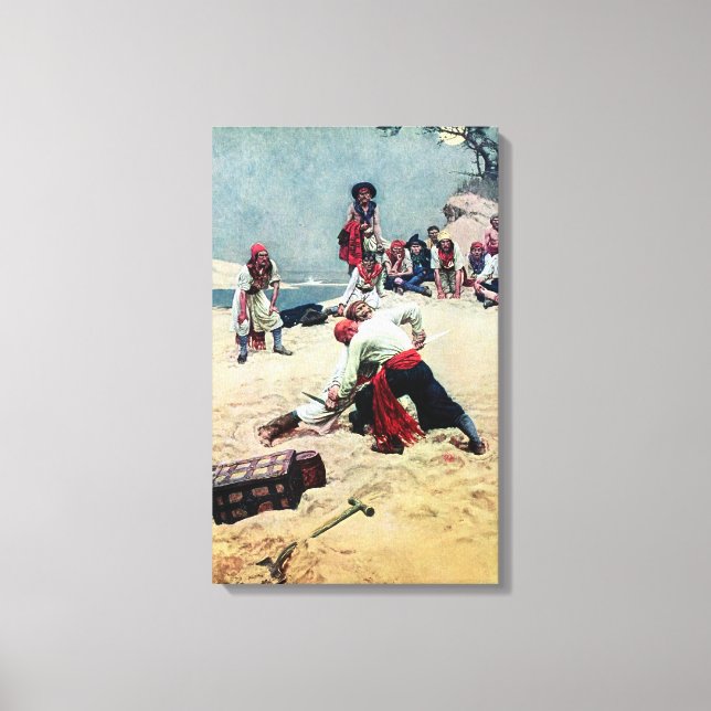 Impressão Em Tela Howard Pyle que será o Capitão (Frente)