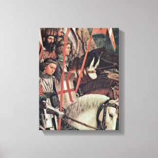 Impressão Em Tela Hubert van Eyck - O Detalhe da Noite Justa