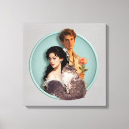 Impressão Em Tela Human Form, Feline Soul – Mystic Cat Wall Art