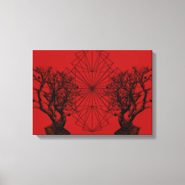 Impressão Em Tela human tree