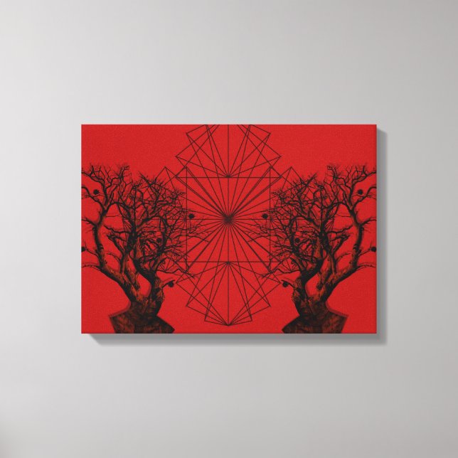 Impressão Em Tela human tree (Frente)