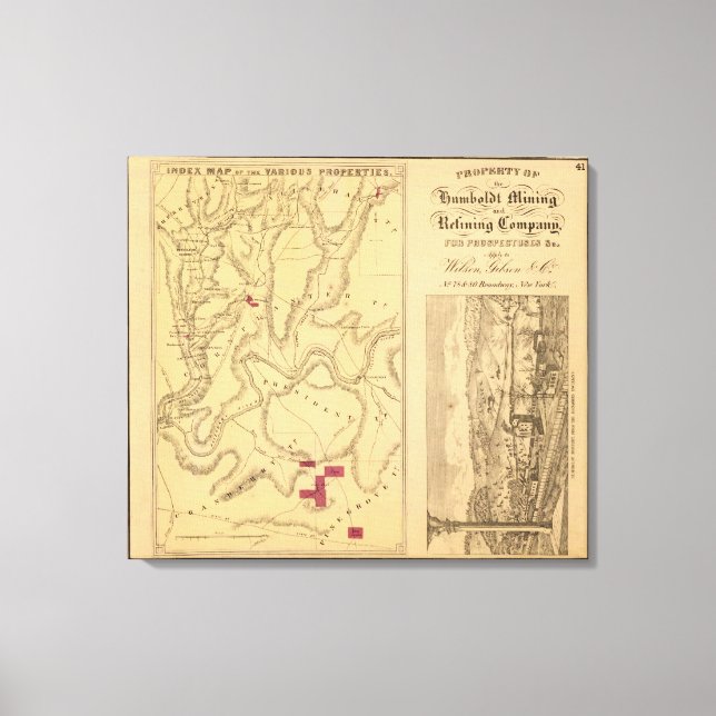 Impressão Em Tela Humboldt Mining & Ref Co (Frente)