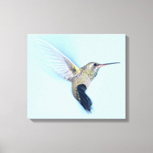 Impressão Em Tela Hummingbird Angel