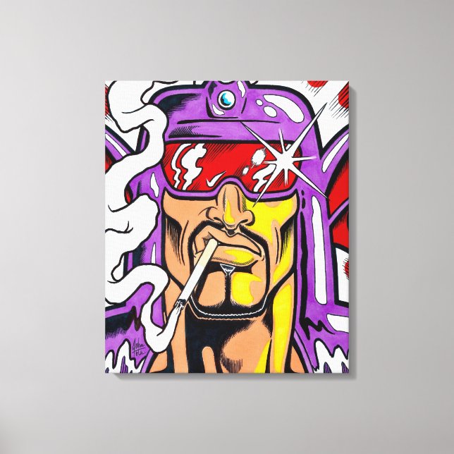 Impressão Em Tela Hunkuloid™: Nocturno™/Face (Frente)