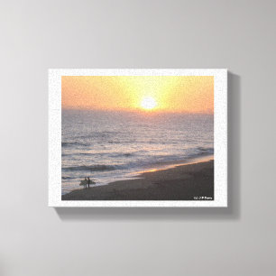 Impressão Em Tela Huntington Beach "Cidade das Ondas"