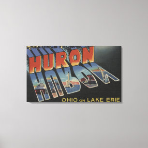 Impressão Em Tela Huron, Ohio - Lago Erie - grandes cenas da letra