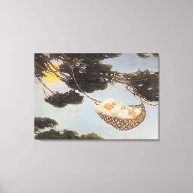 Impressão Em Tela Hush-a-Bye, Baby Nursery Rhyme (Frente)