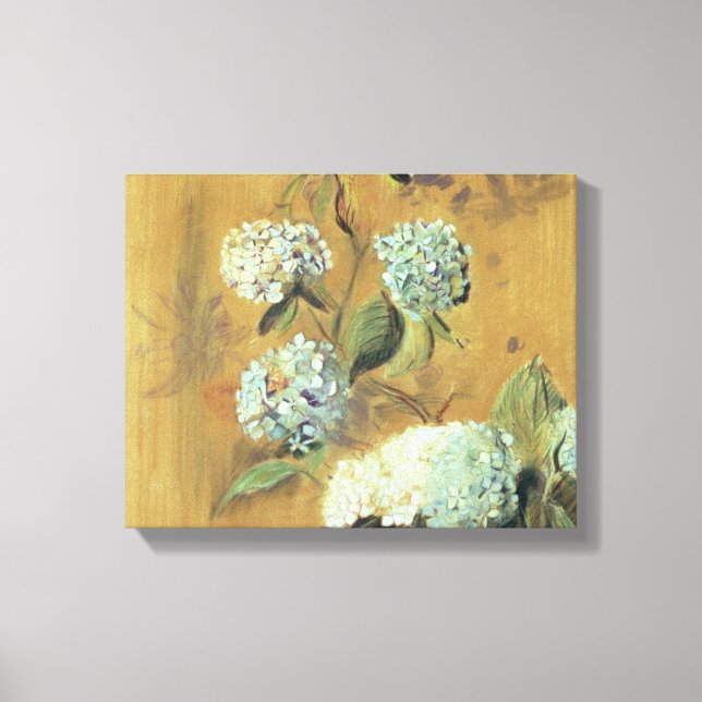 Impressão Em Tela Hydrangeas (Frente)