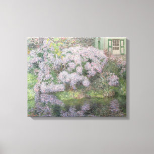 Impressão Em Tela Hydrangeas nos bancos do rio Lys, 1898 (oi
