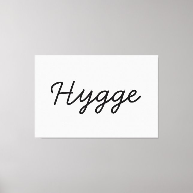 Impressão Em Tela Hygge Black Elegant (Frente)
