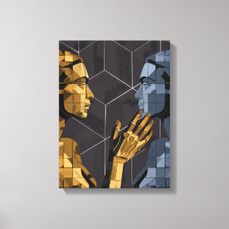 Impressão Em Tela I Saw Myself II B – Self Recognition Art