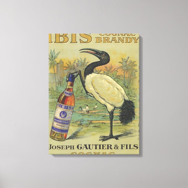 Impressão Em Tela Ibis Cognac - Joseph Gautier e Fils Promo (Frente)
