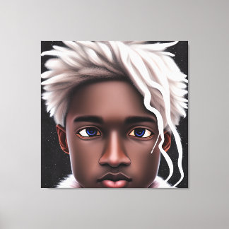 Impressão Em Tela Ice Prince Melanin Black Boy Magic Bruh Winter Bro