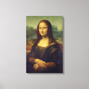 Impressão Em Tela Iconic Leonardo da Vinci Mona Lisa