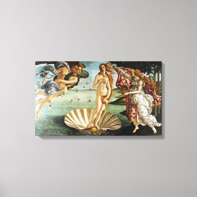 Impressão Em Tela Iconic Sandro Botticelli O Nascimento de Vênus (Frente)