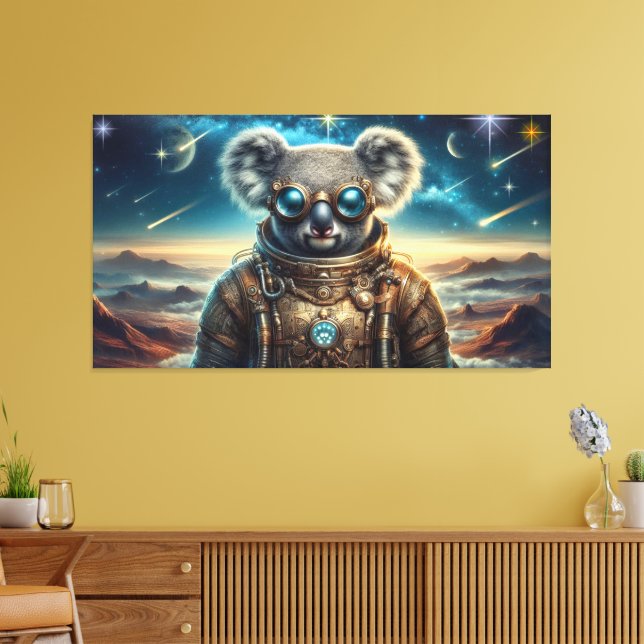 IMPRESSÃO EM TELA IDADE DO AÇO-COALA 4 (Insitu(Sala de estar))