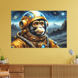 IMPRESSÃO EM TELA IDADE DO MACACO DE AÇO-TAMARINA 5