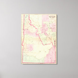 Impressão Em Tela Idaho, Montana ocidental