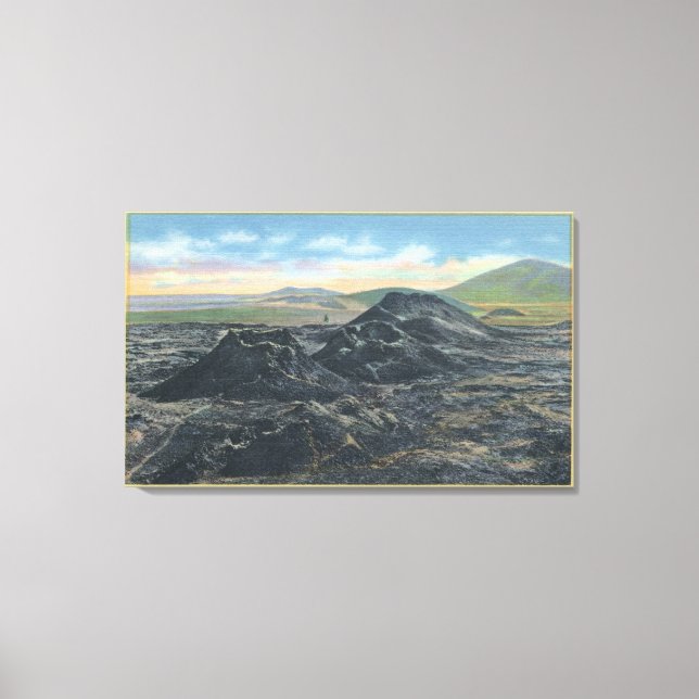 Impressão Em Tela Idaho National Park Big Crater Rim (Frente)