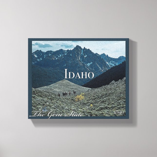 Impressão Em Tela Idaho Poster Art (Frente)