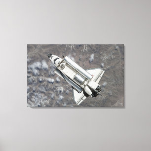 Impressão Em Tela Ideia aérea da descoberta do vaivém espacial