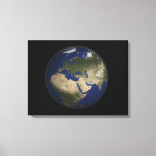 Impressão Em Tela Ideia completa da terra de África, de Europa, e d