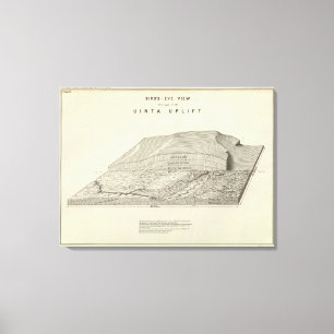 Impressão Em Tela Ideia de olho de pássaro de uma parte da melhoria