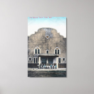 Impressão Em Tela Ideia exterior do teatro novo de Ridgeway