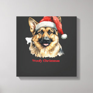 Impressão Em Tela Ideias de presentes de Natal para cães Pastor Alem