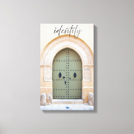 Impressão Em Tela Identity Through the Moroccan door