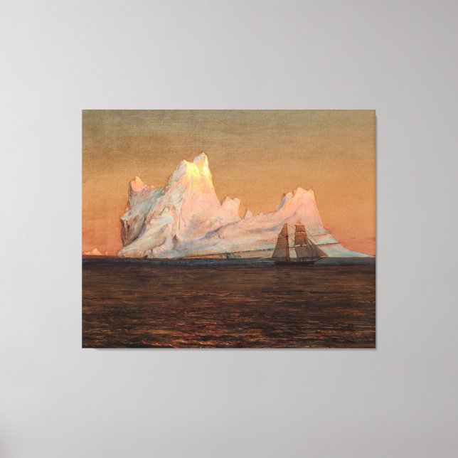 Impressão Em Tela IGREJA DE EDWIN LIBERDADE - ICEBERG - c. 1875- (Frente)