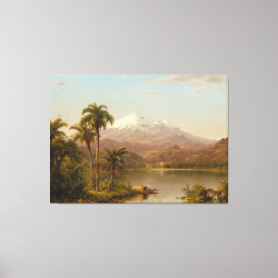 IMPRESSÃO EM TELA IGREJA DE EDWIN LIBERDADE - TAMACA PALMS - 1854 -