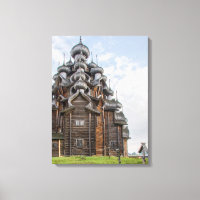 Igreja de madeira ornamentada, Rússia