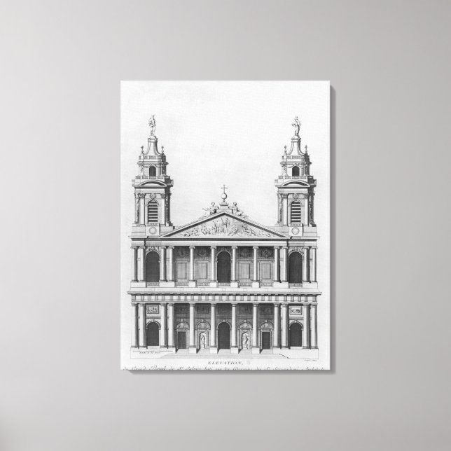 Impressão Em Tela Igreja de Santo-Sulpice (Frente)