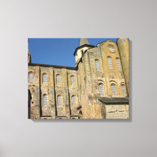 Impressão Em Tela Igreja de St. Foy, c.1050 começado pelo abade