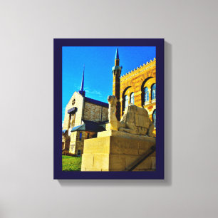 Impressão Em Tela Igreja e mesquita