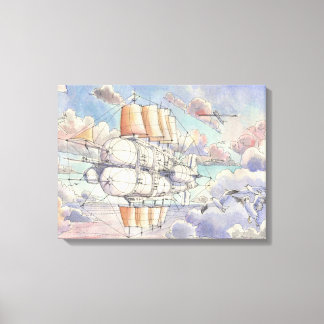 Impressão Em Tela Il Veliero Volante