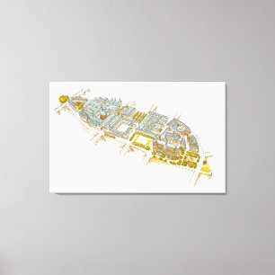 Impressão Em Tela Ile-de-la-Mencione. Paris France