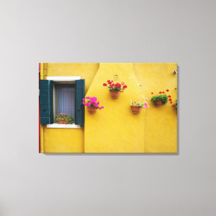 Impressão Em Tela Ilha de Burano, Burano, Itália. Colorido Burano 3