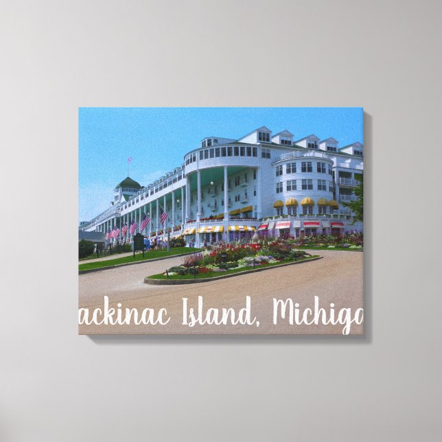 Impressão Em Tela Ilha Mackinac Michigan (Frente)