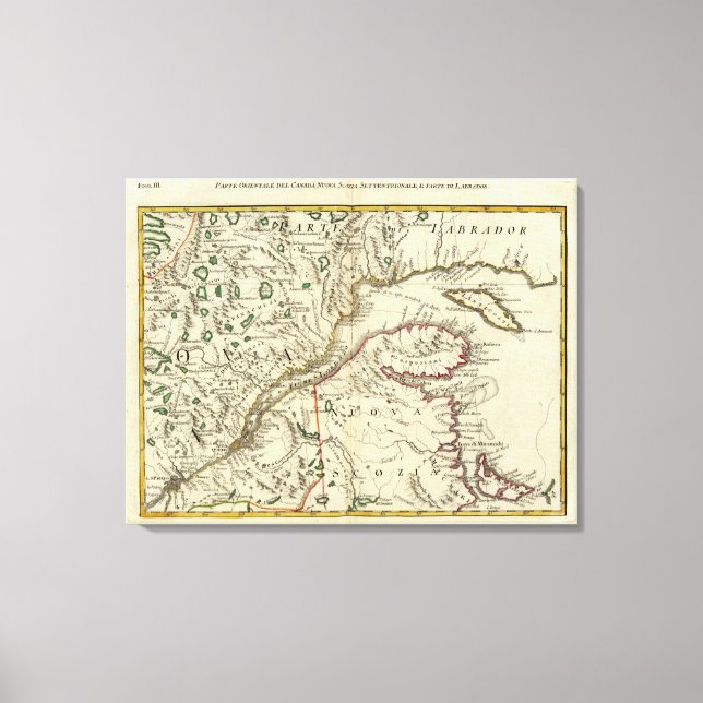 Impressão Em Tela Ilha Prince Edward, New Brunswick (Frente)