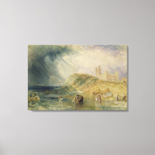 Impressão Em Tela Ilha santamente, Northumberland, c.1820 (óleo em