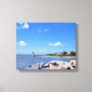 Impressão Em Tela Ilha Sullivan, Carolina do Sul