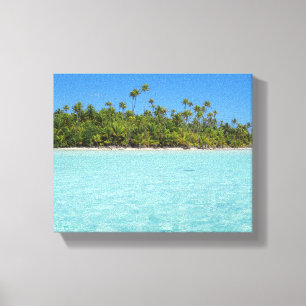 Impressão Em Tela ilha tropical Rangiroa