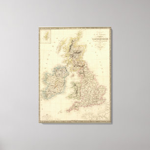 Impressão Em Tela Ilhas britânicas 2