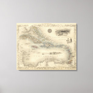 Impressão Em Tela Ilhas ocidentais 3 de India