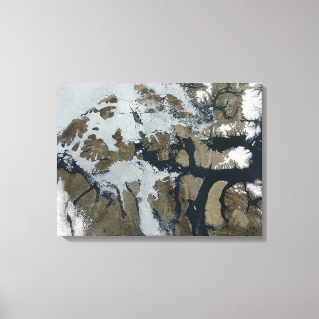 Impressão Em Tela Ilhas Rainhas Elizabeth (Frente)