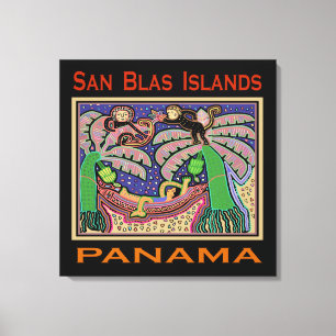 Impressão Em Tela Ilhas San Blas Panamá Mola